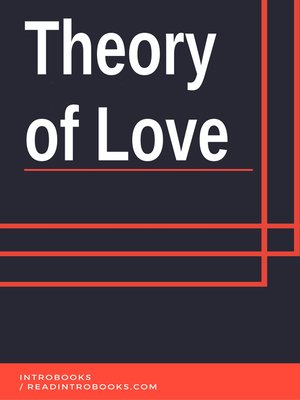 cover image of Theory of Love